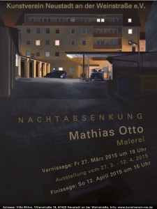 Plakat der Ausstellung von Mathias Otto